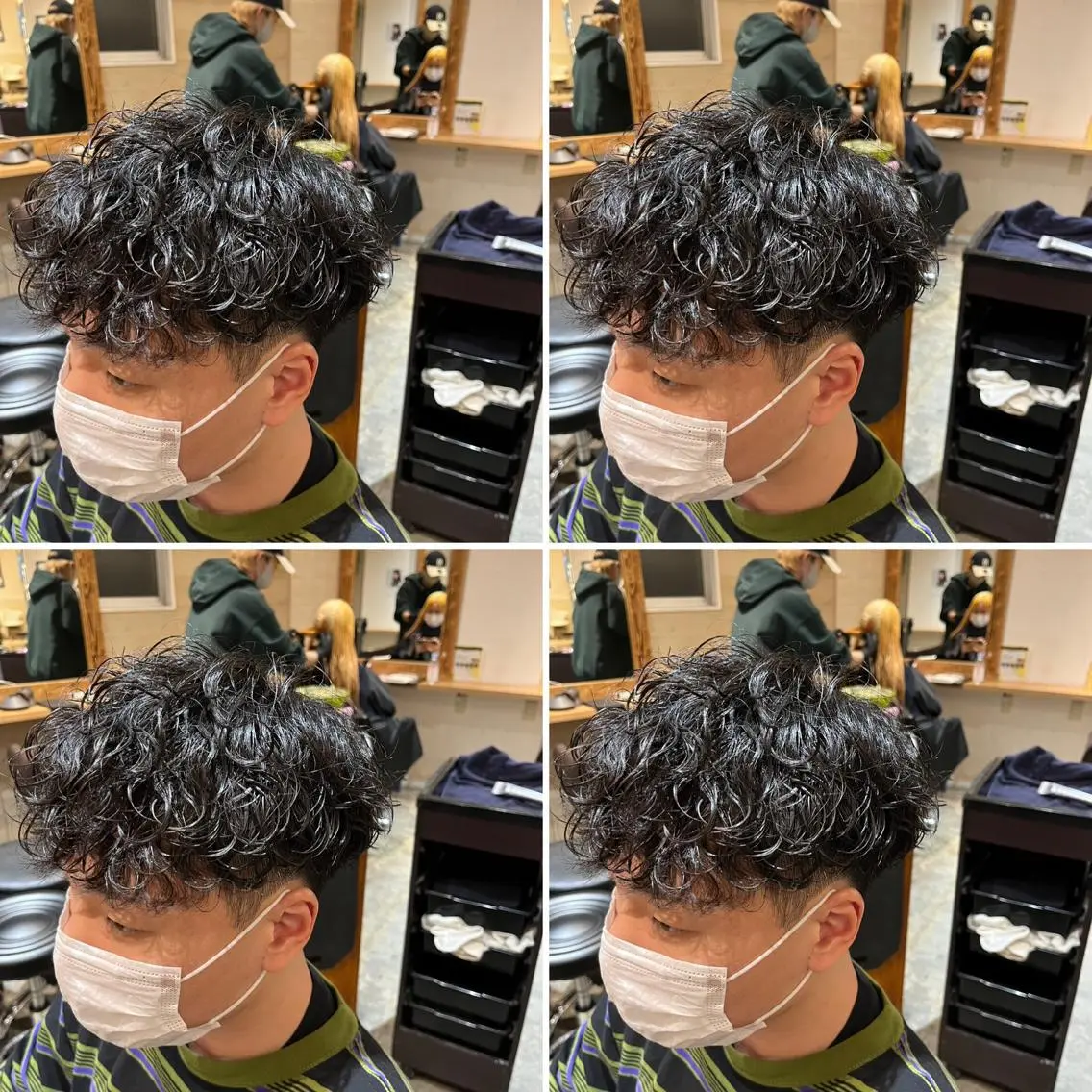 パーマ メンズ カット パーマ トリートメント ヘアセット メンズパーマ特化 店長望月謙二郎のヘアスタイル
