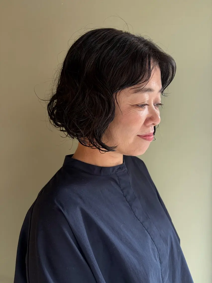 ショート パーマ カット パーマ トリートメント &72 takiのヘアスタイル
