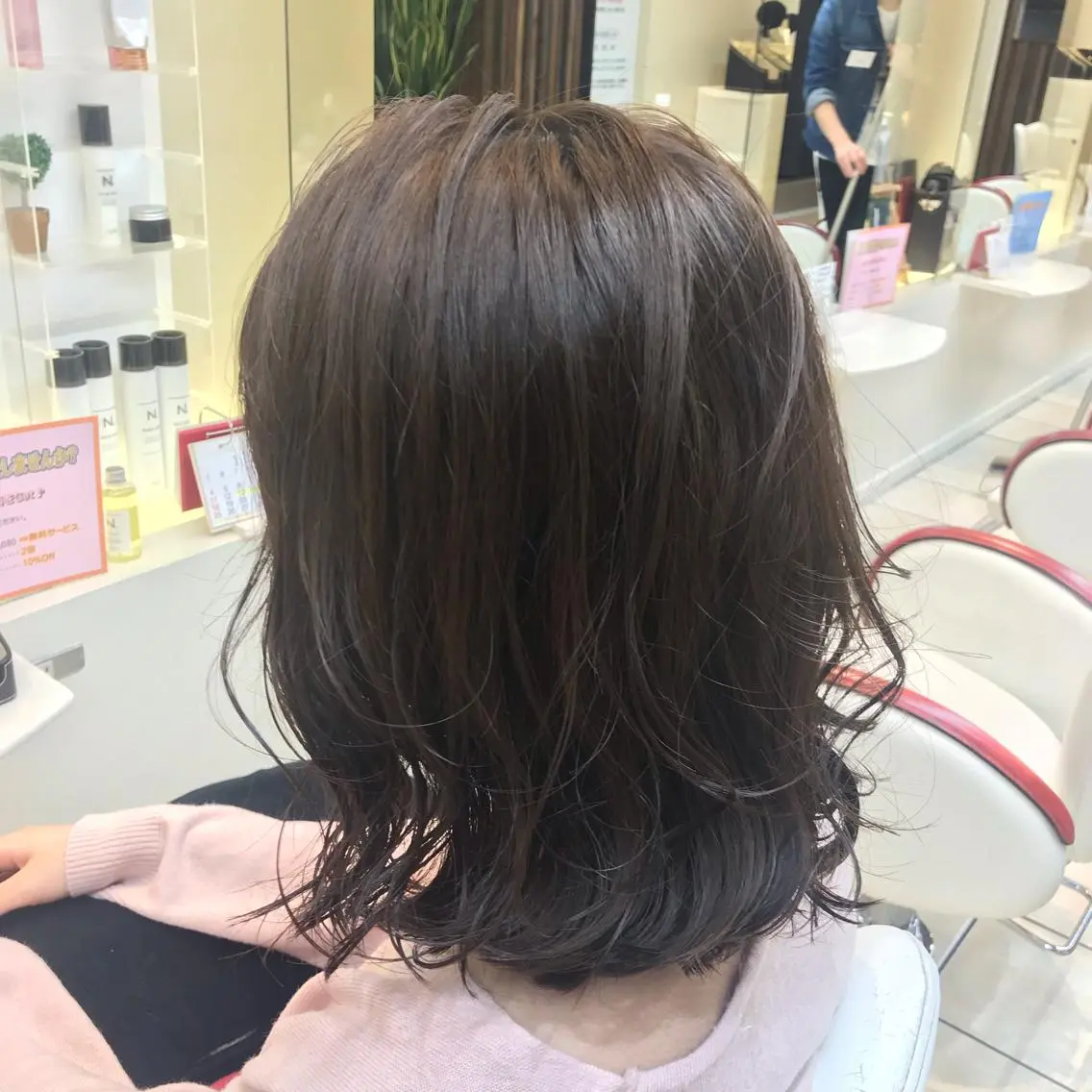 ミディアム 【髪質改善×カラー】 QUALIS沓掛貴浩のヘアスタイル