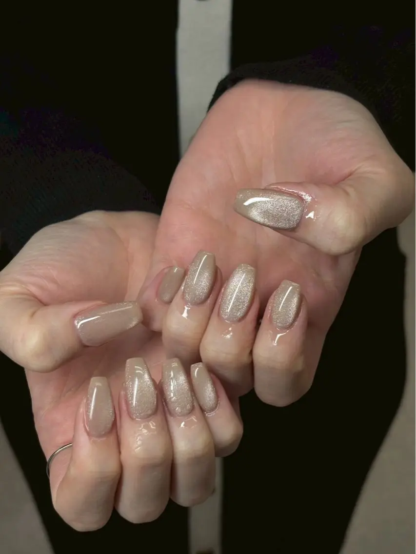 ネイル マグネットネイル ワンホンネイル ハンドネイル nailsalon popoのネイルデザイン