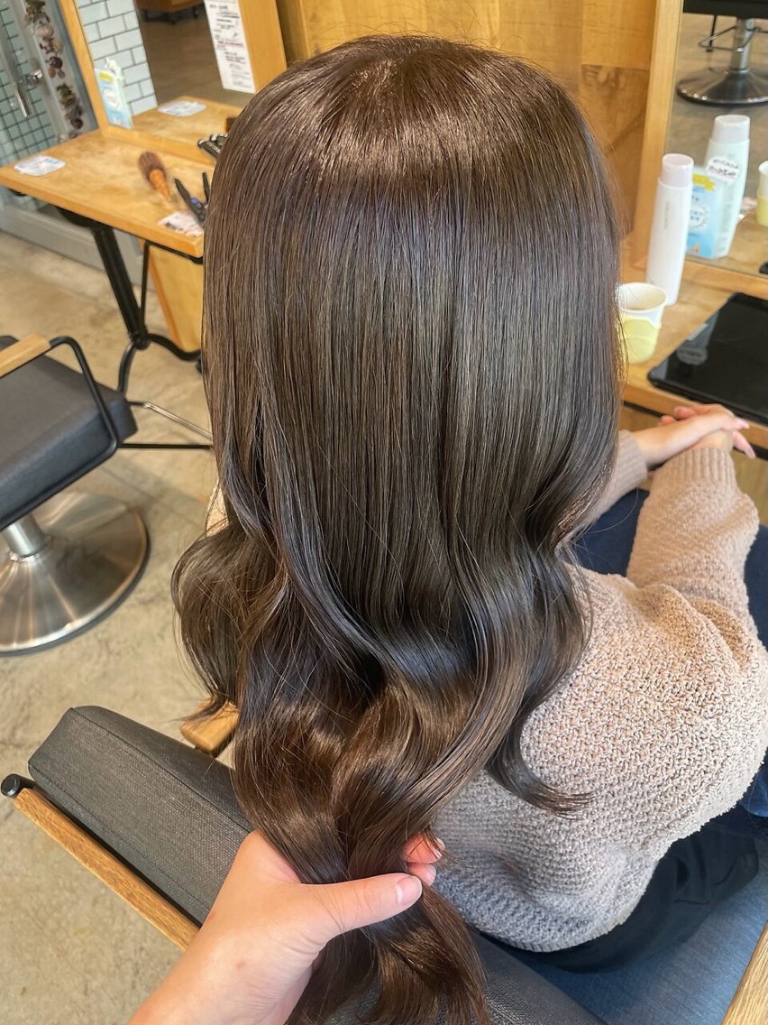 カラー カット ヘアカラー トリートメント オリーブカラー🍐♡ レイヤー/rinaのヘアスタイル