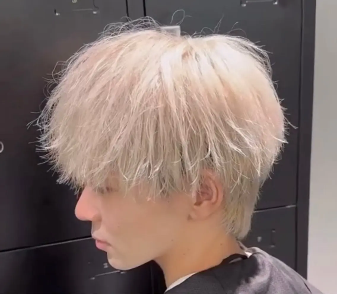 🇰🇷韓国ヘアカラーにしたい方はこちら🇰🇷最高級ケアブリーチ2回➕ワンカラーの写真