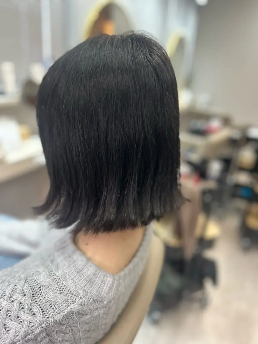 ショート 外ハネヘア カット ヘアカラー 池田 太一のヘアスタイル