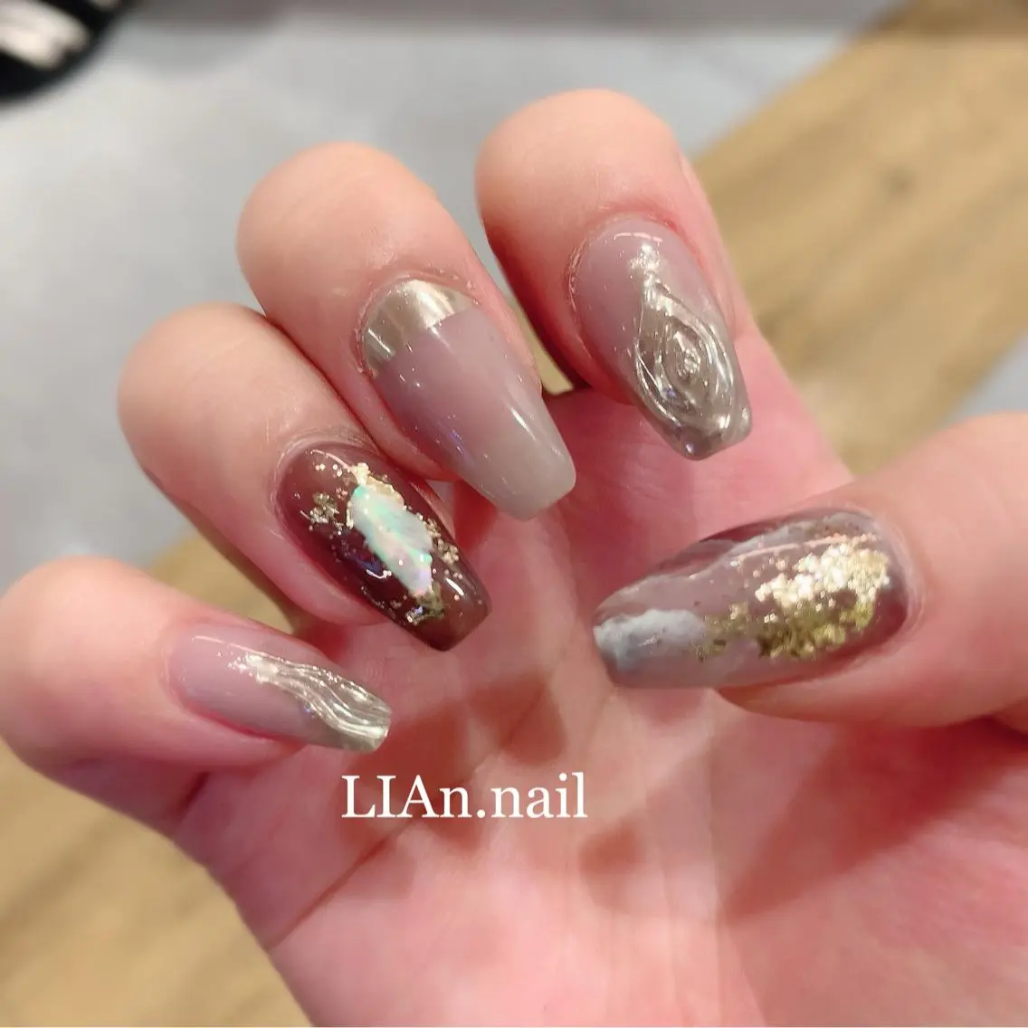 ネイル ジェルネイル Lian nailのネイルデザイン
