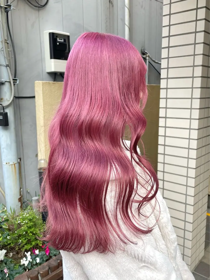 ロング カット ヘアカラー トリートメント 🎀 原宿/ブリーチ 🎀 ♡Reina♡のヘアスタイル
