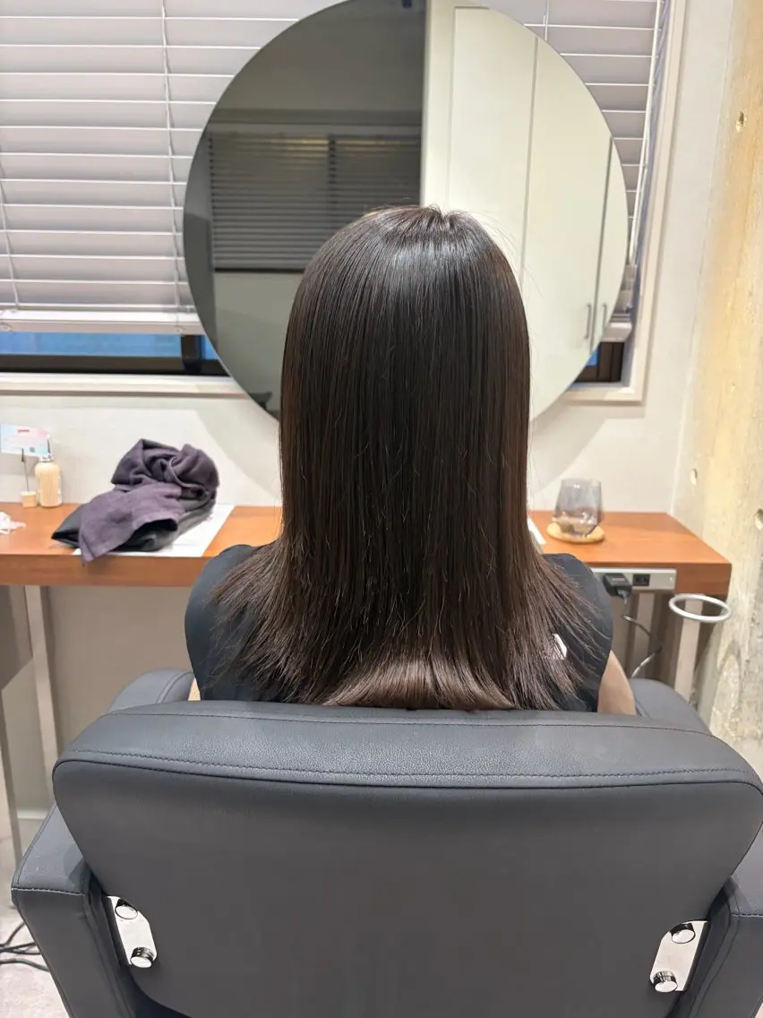 セミロング 縮毛矯正 ✨縮毛矯正✨小林 睦季のヘアスタイル