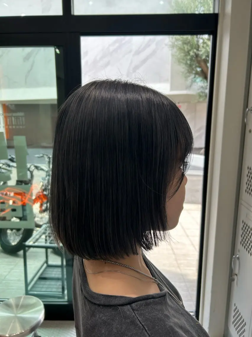 ミディアム カラー パーマカラー支持⭕️ 春山凜乃介のヘアスタイル