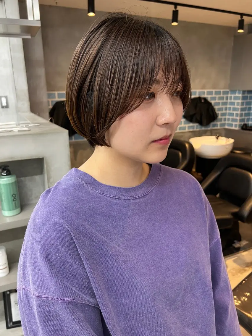 ショート カット ヘアカラー おぐらみゆう 🍎ボブ/ショートのヘアスタイル