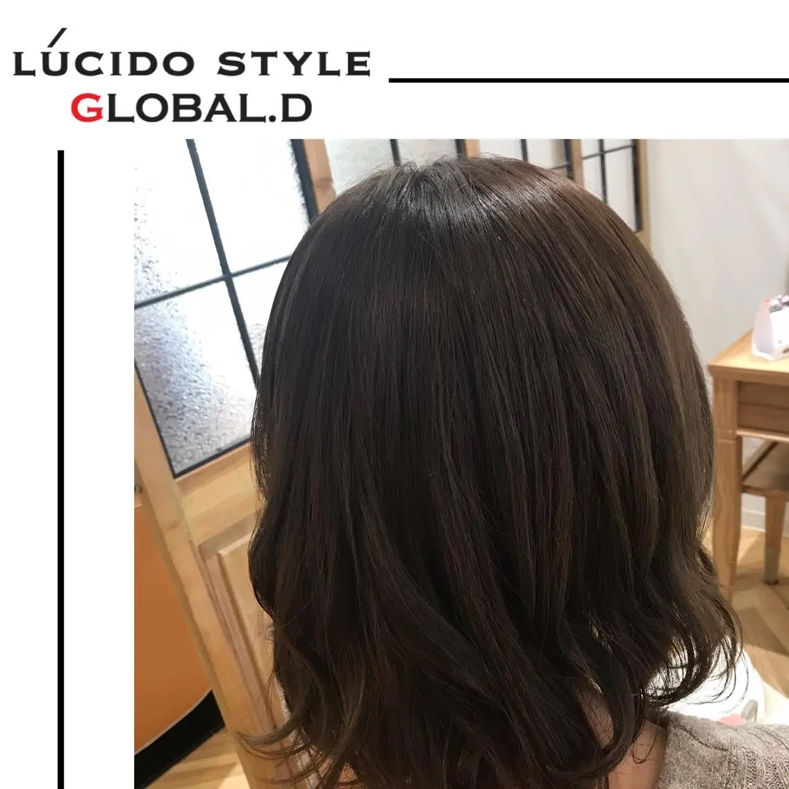 ミディアム カラー パーマ 🥛洒落髪小顔cut なら龍崎🥛のヘアスタイル