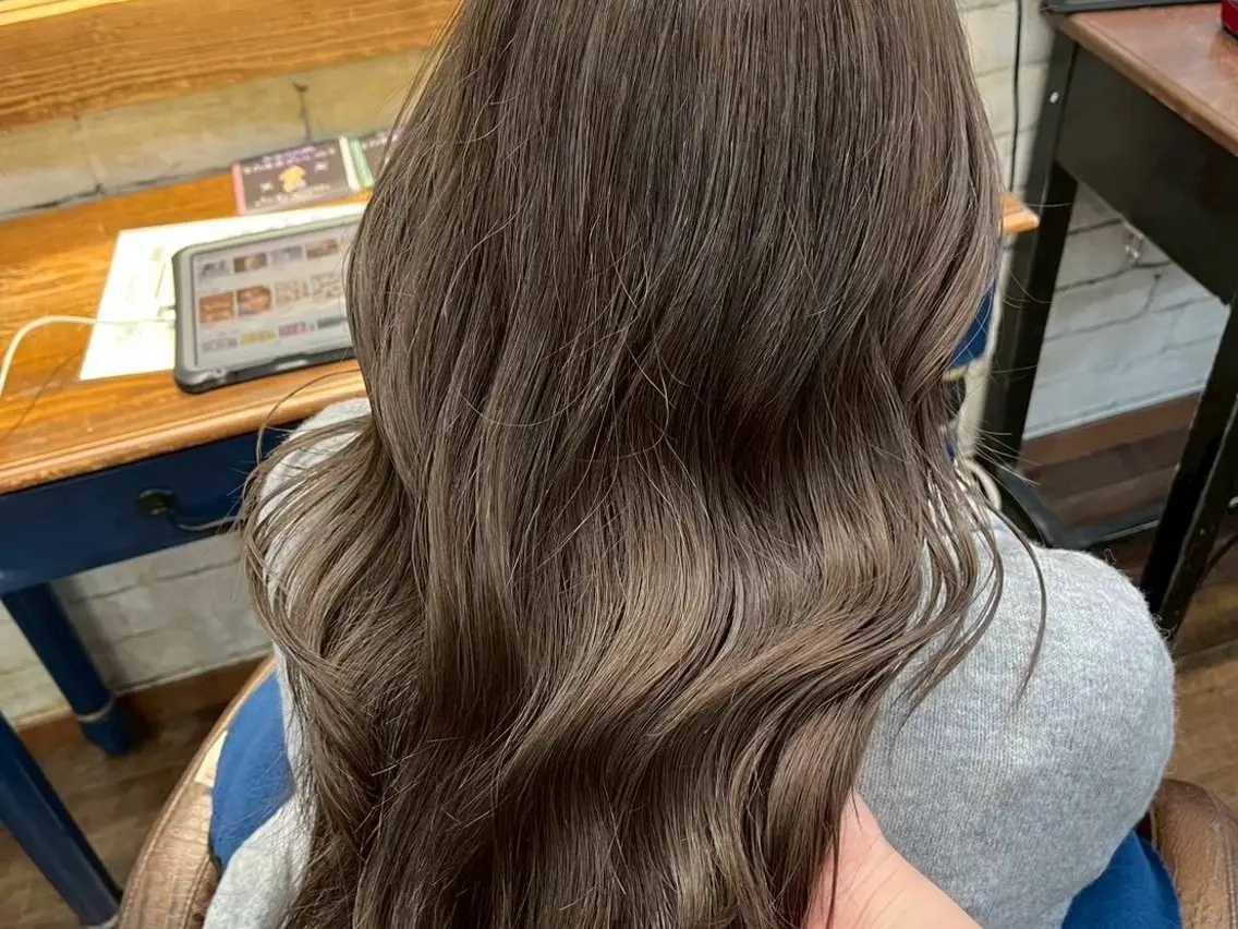 ロング ヘアカラー トリートメント みいな カラーモデル募集中!のヘアスタイル