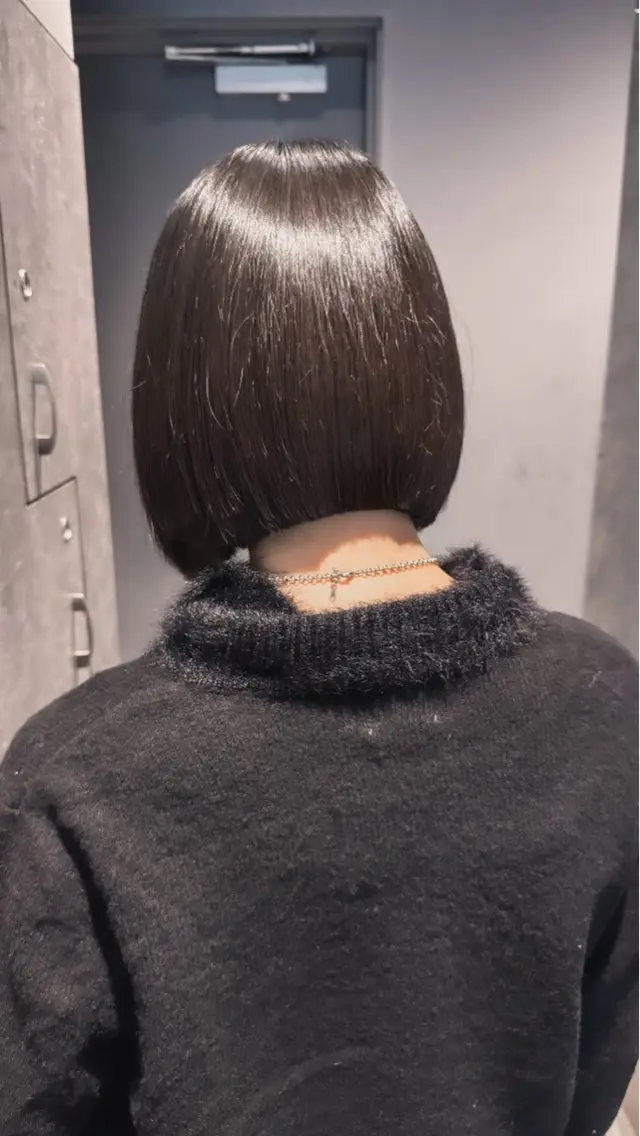 ショート ボブ トリートメント 小田 晃瑛のヘアスタイル