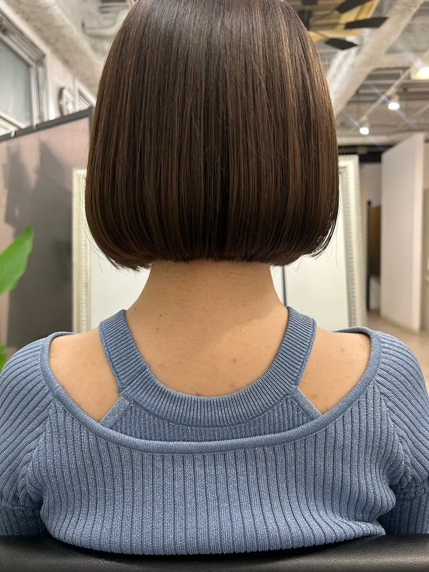 ミディアム 髪質改善/縮毛矯正 /美髪🩵イケダのヘアスタイル