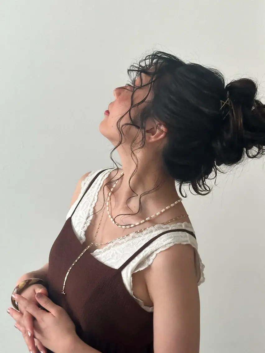 ロング SHRIMP桐山 千苗のヘアスタイル