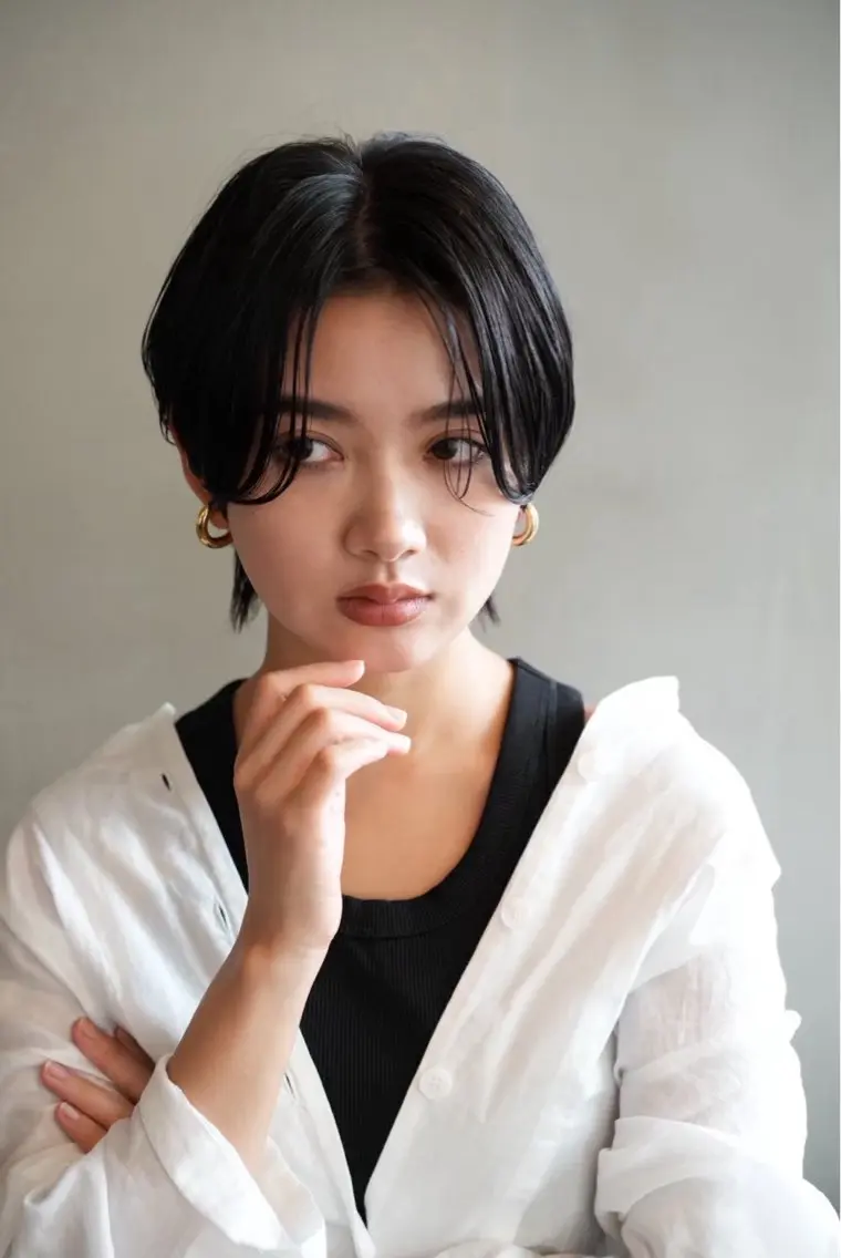 ショート カラー 加賀 千聖 /soigneのヘアスタイル