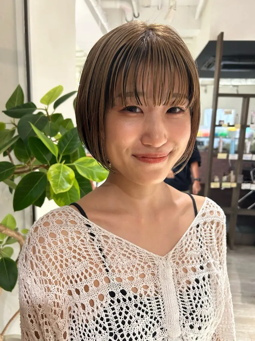 【カラーモデル⭐️】リタッチブリーチ+透明感カラー☆の写真