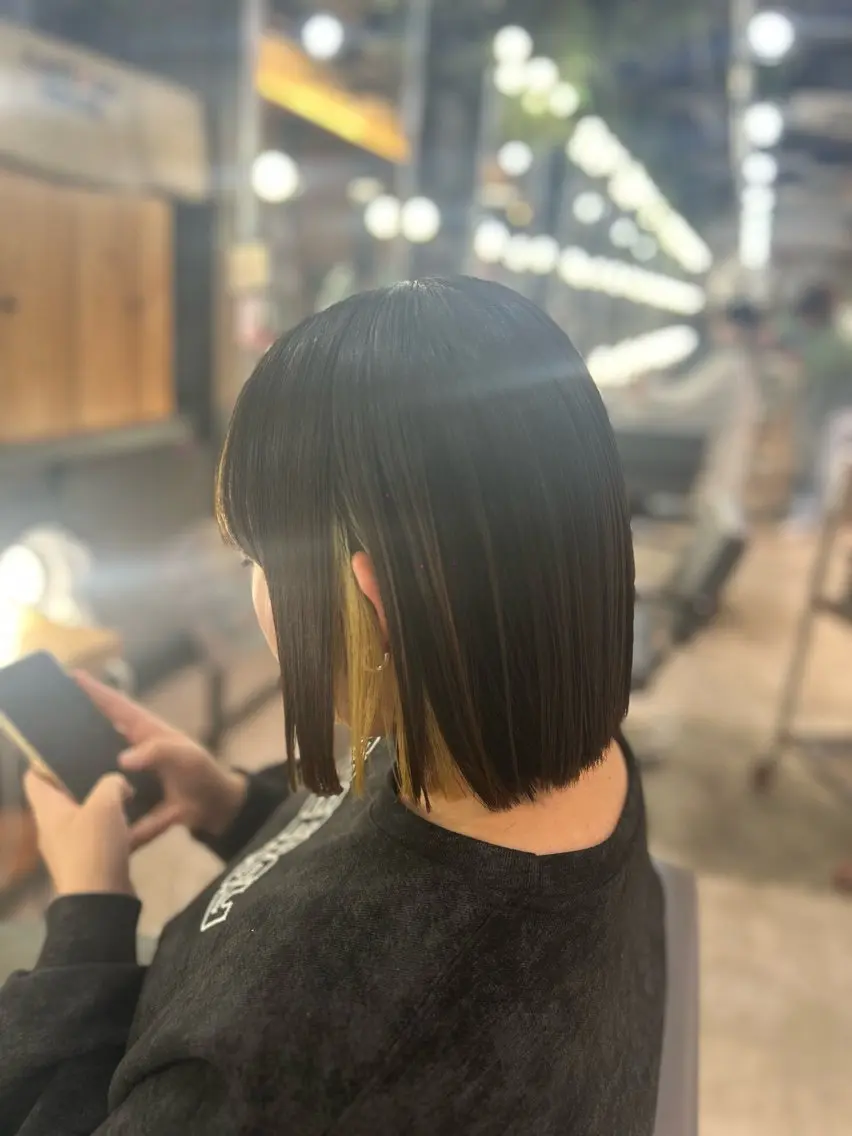 インナーカラー+Aujuaクイックトリートメントの写真