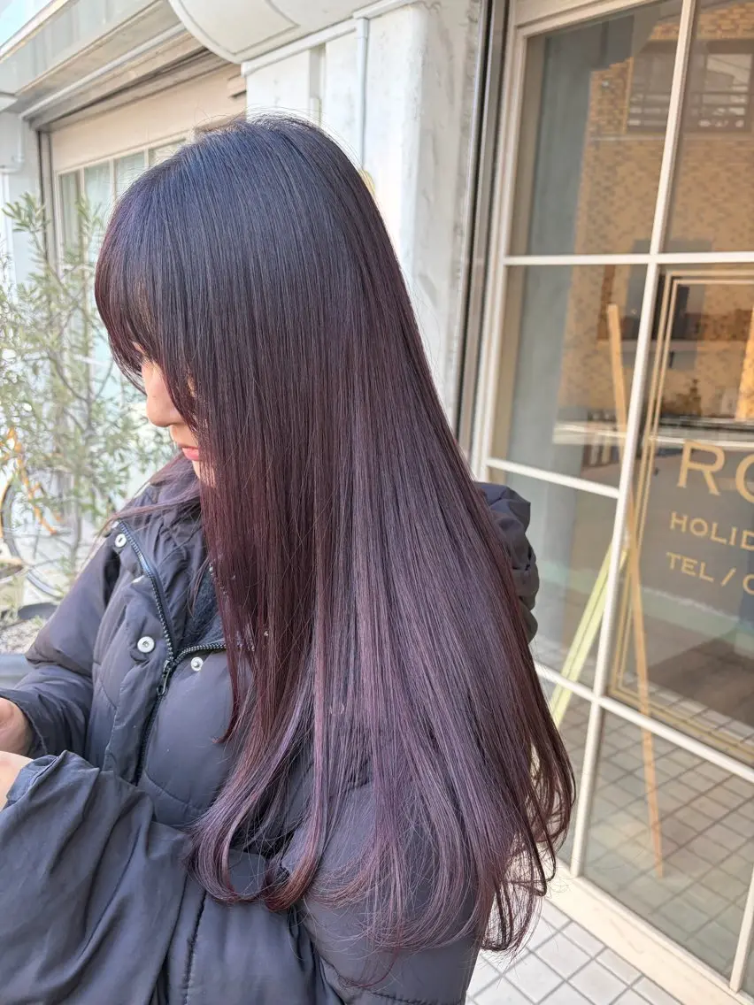 ロング ヘアカラー トリートメント アイナ ROCCOのヘアスタイル