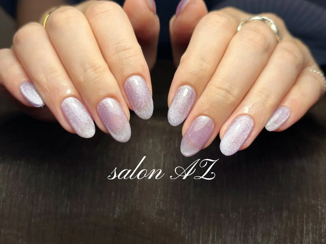 ネイル 長さ出し フットネイル フレンチネイル マグネットネイル ニュアンスネイル salon AZのネイルデザイン