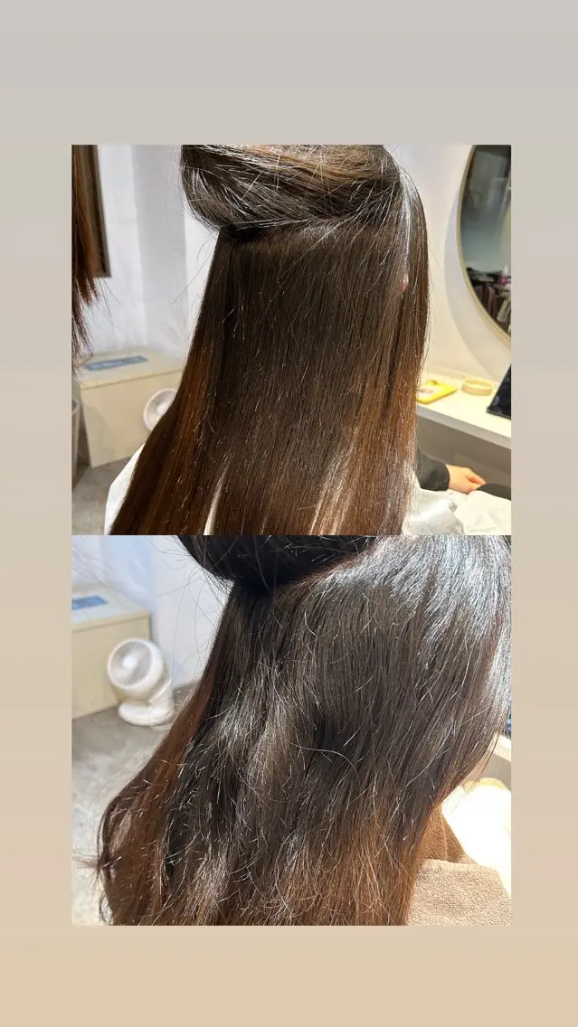 ロング 縮毛矯正 🎀suzuna 透明感colorのヘアスタイル