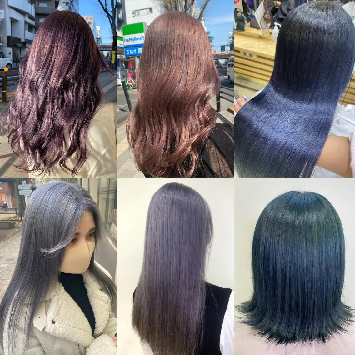 ロング カラー ヘアアレンジ TSUNA 🌙 Lim 五反田のマツエク・マツパデザイン