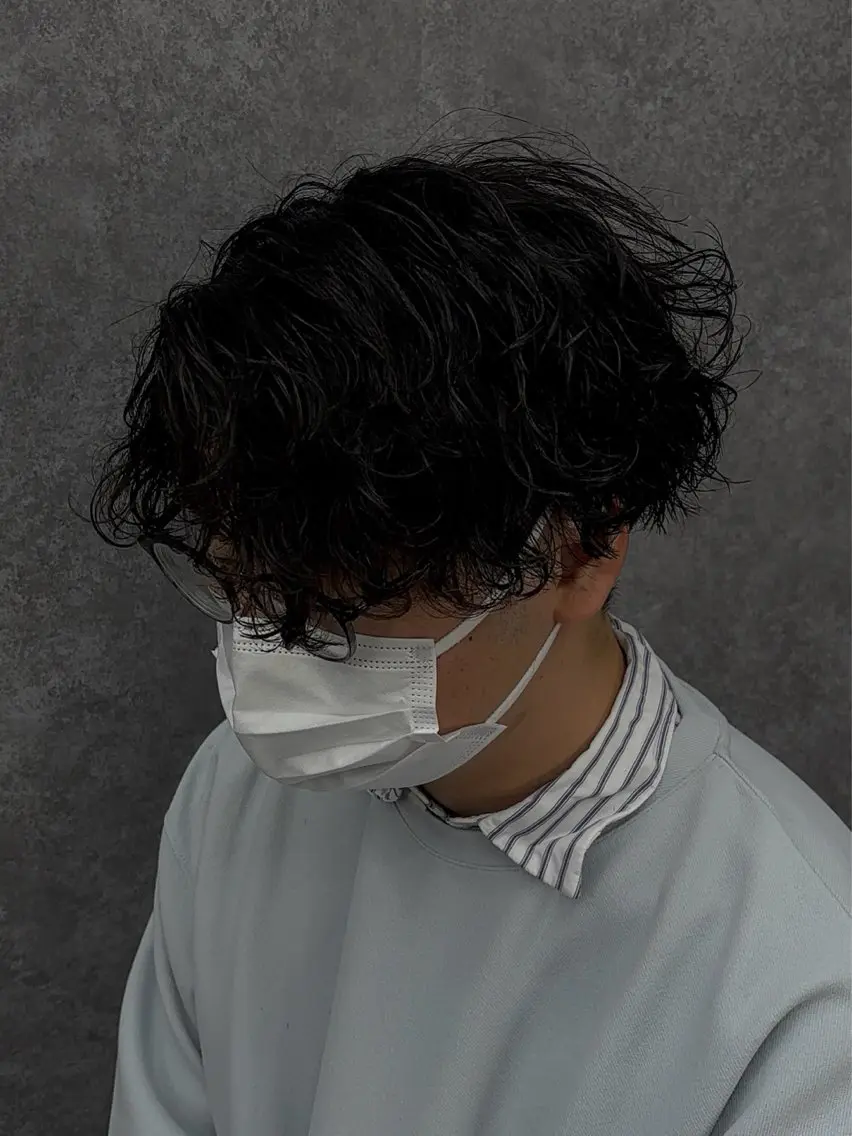 パーマ メンズ カット パーマ 🔥メンズ職人🔥 ✂️加瀬澤駿✂️のヘアスタイル