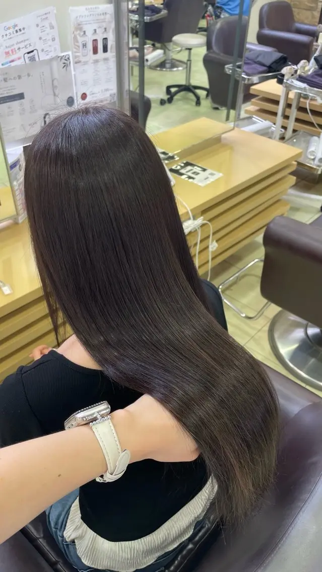 カラー ヘアカラー トリートメント mira🎀 ┊︎透明感カラー🫧のヘアスタイル