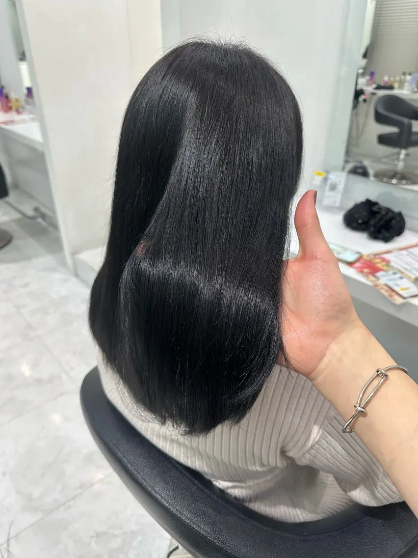 セミロング カラー ケアカラー カット ヘアカラー ヘアセット 🐺韓国風メンズ特化 あさひ🐺のヘアスタイル
