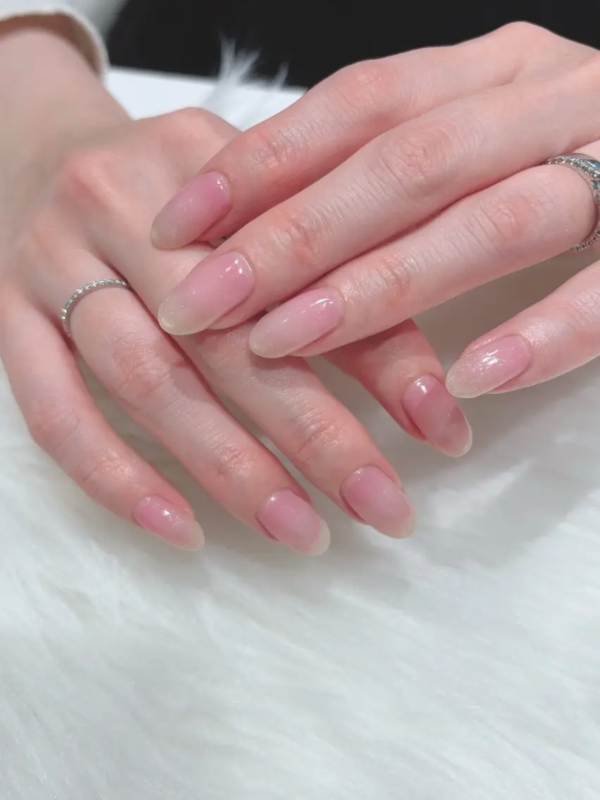 ネイル グラデーション マグネットネイル ハンドネイル SAKURA ʚ🎀ɞのネイルデザイン