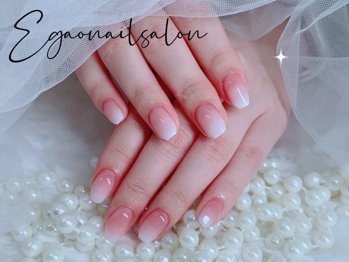 ネイル アートネイル フットネイル フレンチネイル ジェルネイル グラデーション ハンドネイル EGAO NAIL 錦糸町店のネイルデザイン