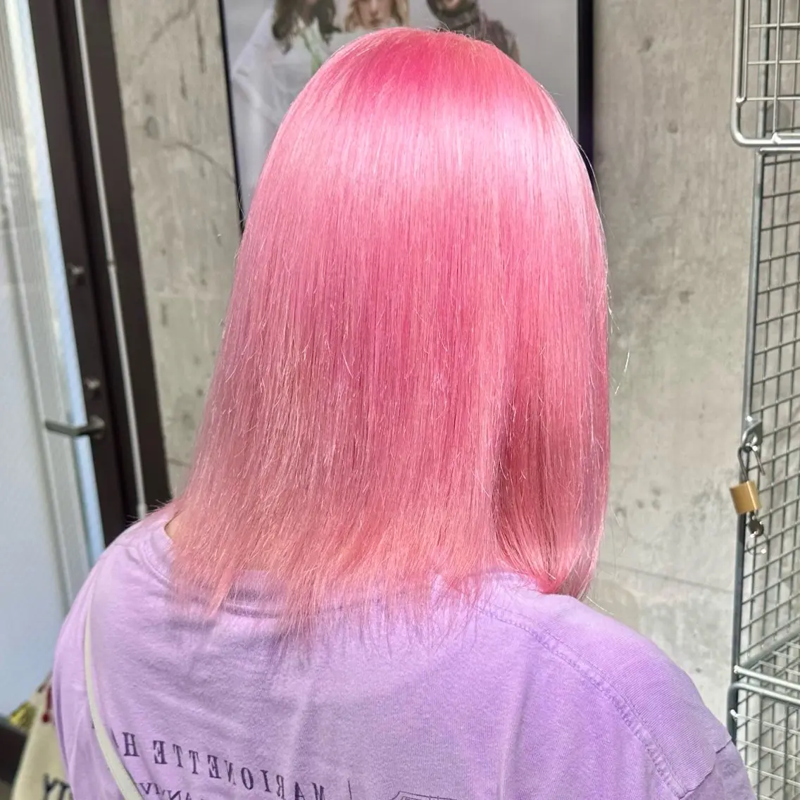 ミディアム カット ヘアカラー トリートメント 🤍ムラ修正ブリーチ 🤍原宿/YUUのヘアスタイル