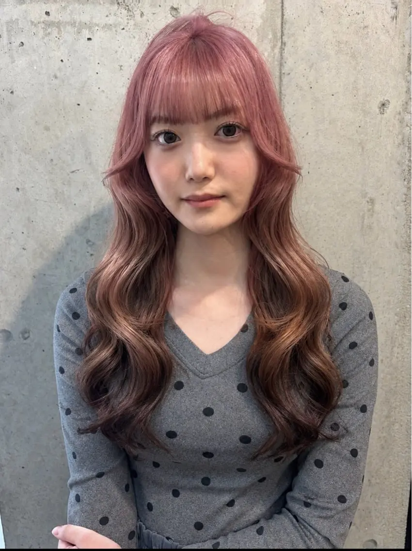 カラー ピンクカラー ヘアカラー [lani ] konatsuのヘアスタイル