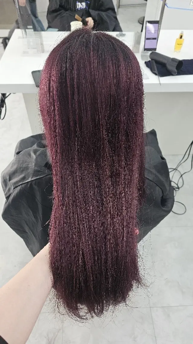 カラー レッドカラー ヘアカラー トリートメント 🍒renka🍒 ボブ/ショート/暖色のヘアスタイル