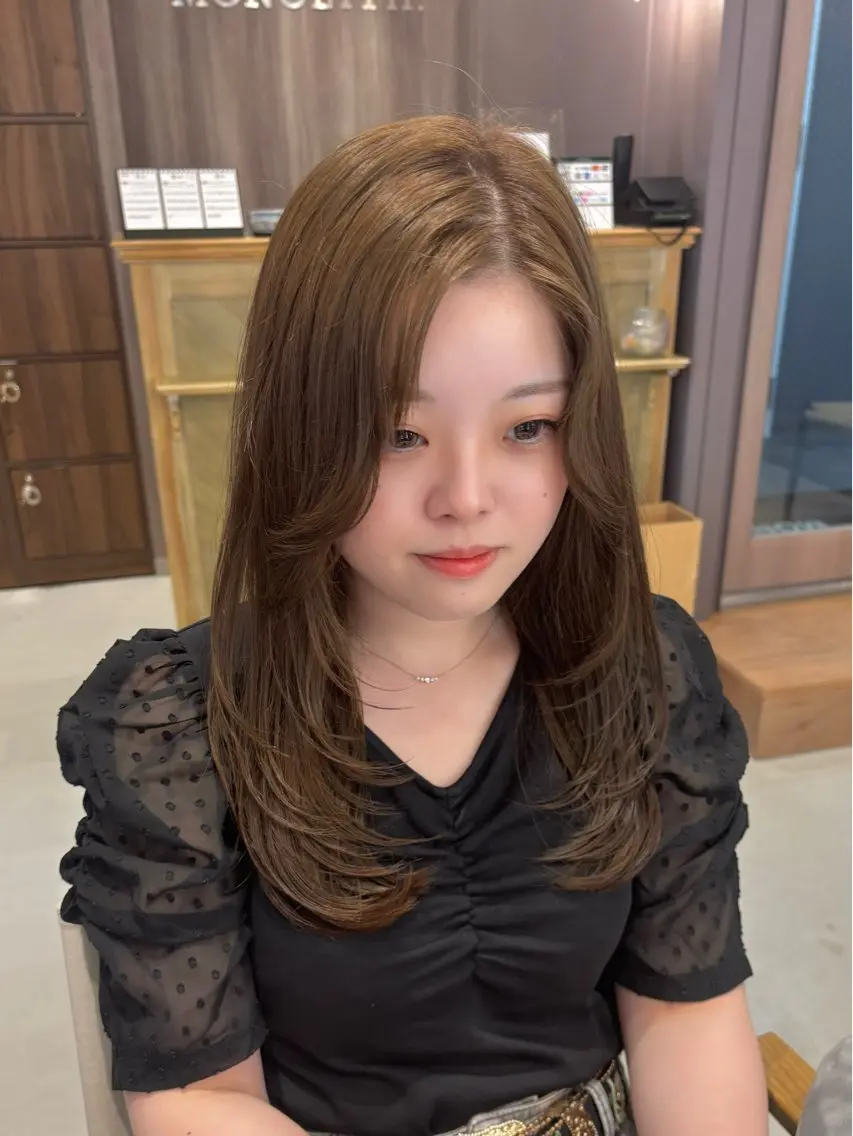 🍀1〜3回目の方限定🍀似合わせカット➕艶カラー➕保護TRの写真