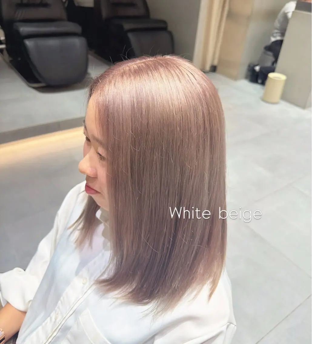 【ブリーチリタッチ✨️】オンカラー＋シャンプー＋トリートメント＋ヘアセットの写真