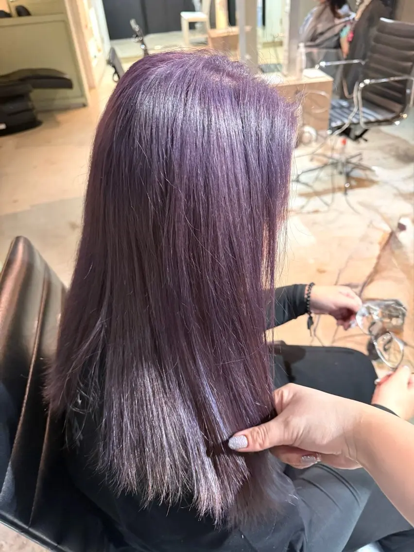 セミロング カラー カット ヘアカラー 🌟やまざき ひかる🌟のヘアスタイル