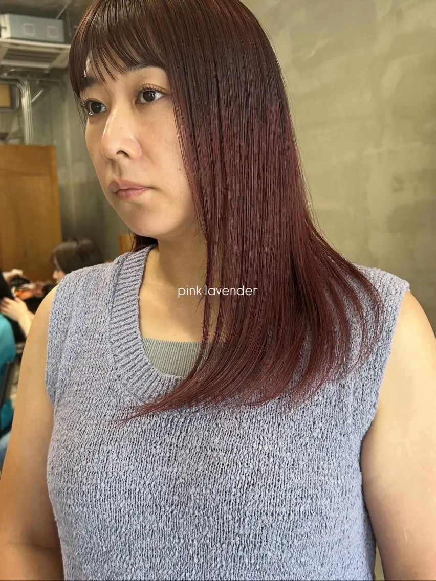 カラー カエデ🐬 カットカラーモデルのヘアスタイル