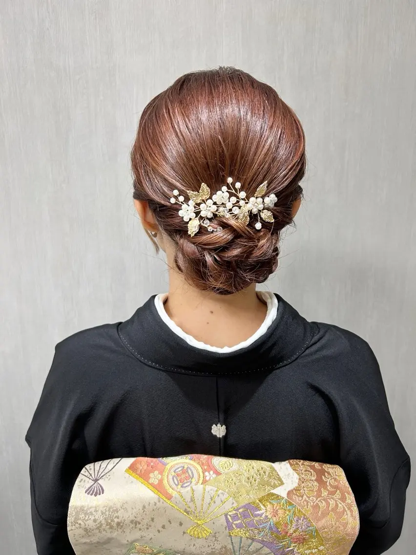 ロング ヘアアレンジ 着付け ヘアセット専門店 Rのヘアスタイル