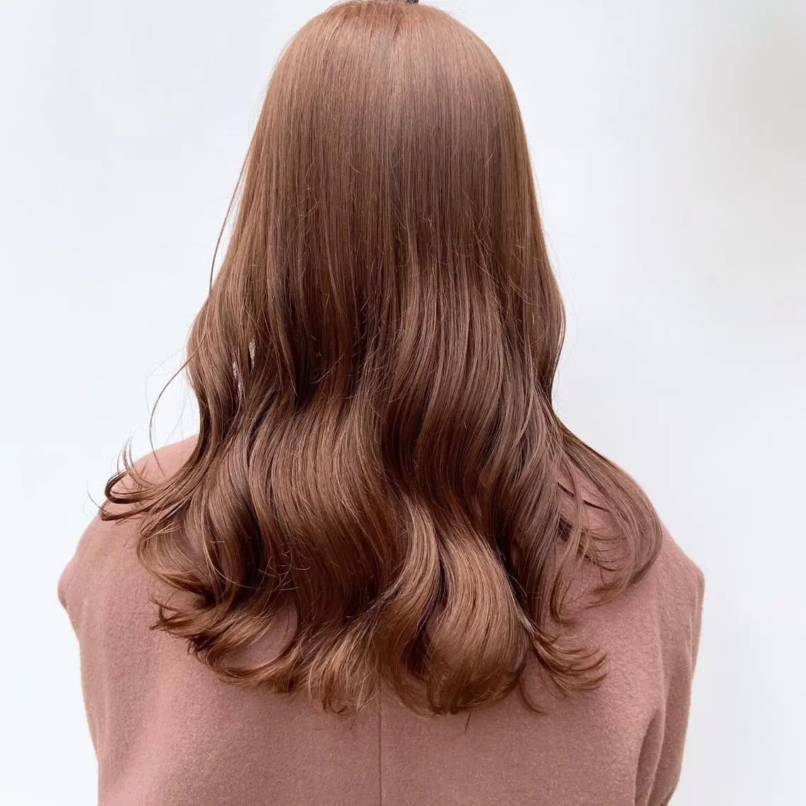 ミディアム カラー レイヤー×グレージュ /ピンク🩷mioのヘアスタイル