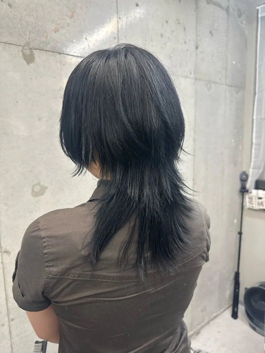 ミディアム カラー カット ヘアカラー トリートメント Amelie yunのヘアスタイル