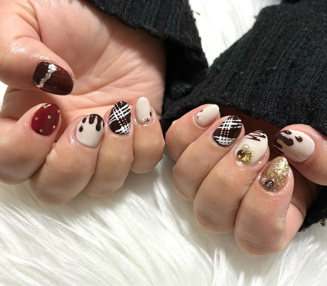ネイル ハンドネイル nail salon HIRUKANAのネイルデザイン