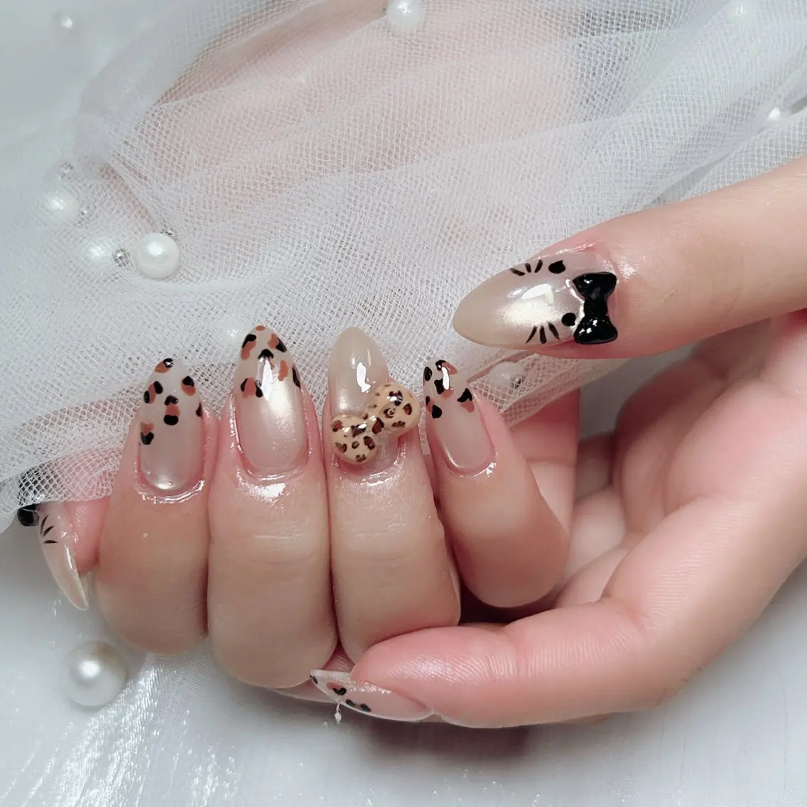 ネイル アートネイル 韓国ネイル ロングネイル 赤色 春ネイル ハンドネイル Cute Tips nailのネイルデザイン