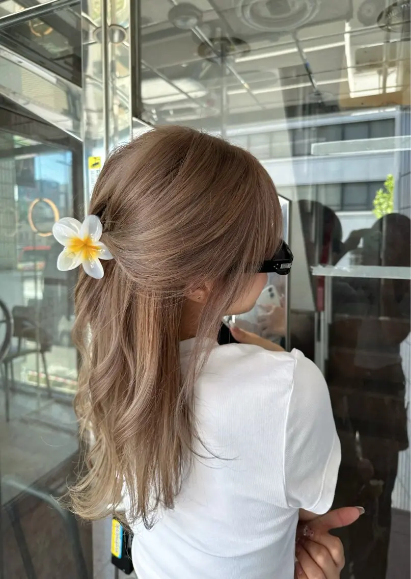 1ブリーチ➕オンカラーの写真