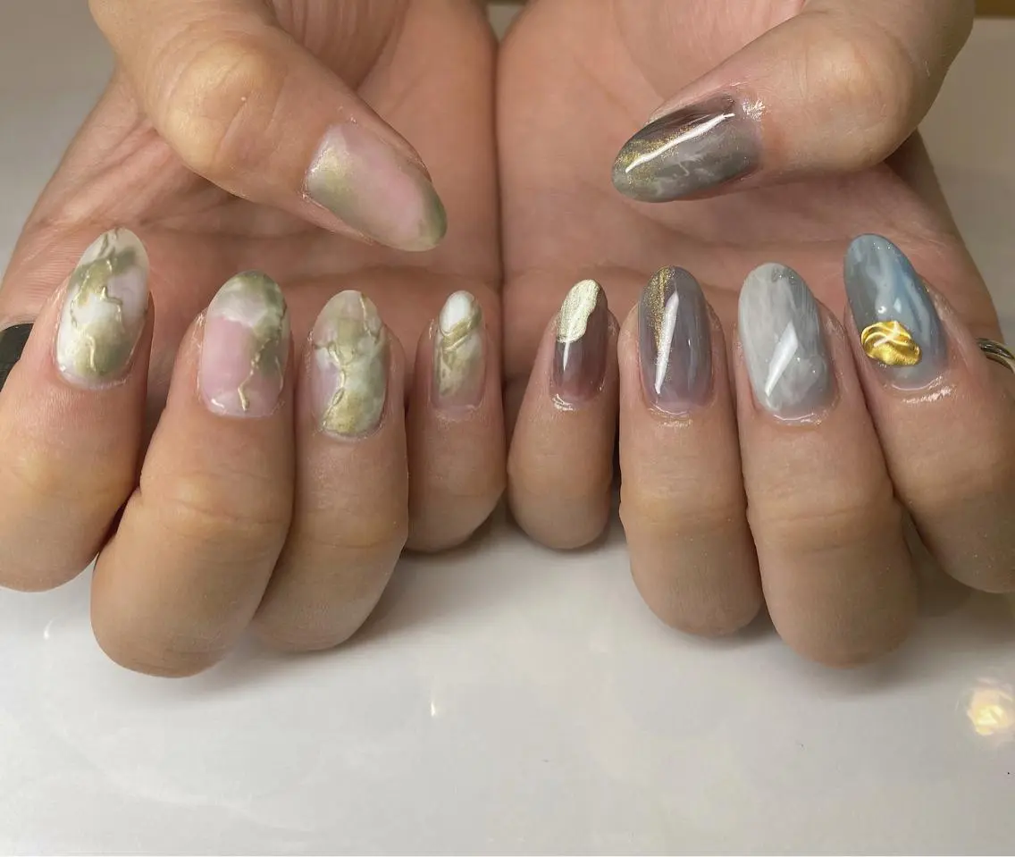 ネイル ハンドネイル 鶴田୨ৎmaison de NALIのネイルデザイン
