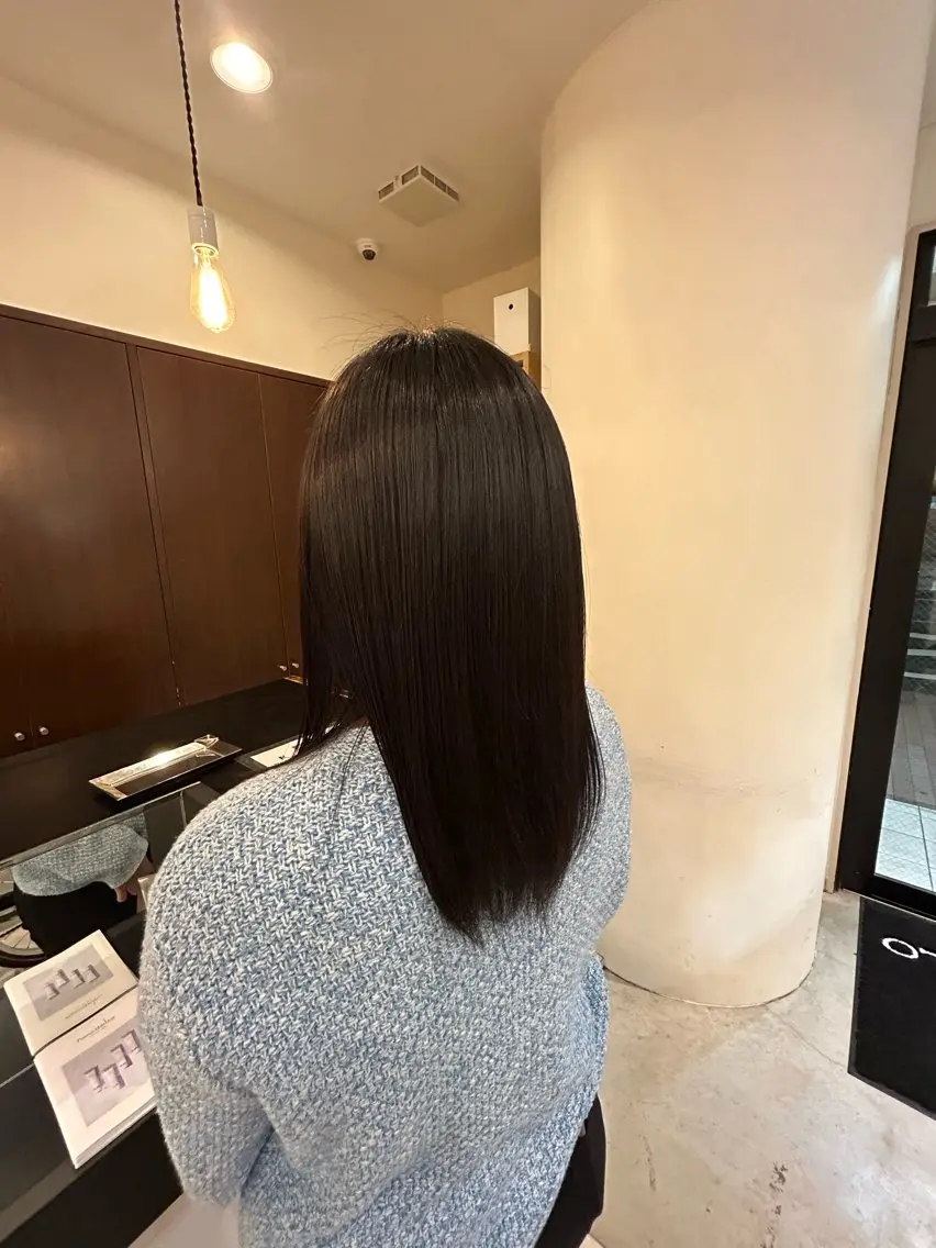 ロング 高野 愛子のヘアスタイル