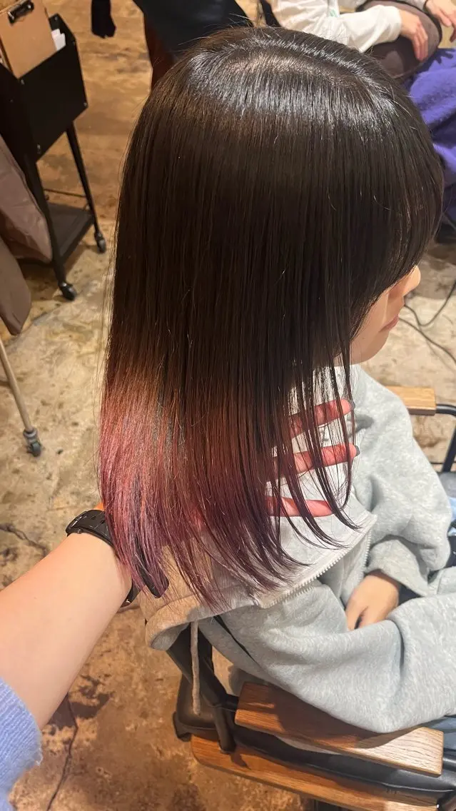 カラー カット ヘアカラー トリートメント 透明感カラー/パーマ 🌀アオノのヘアスタイル