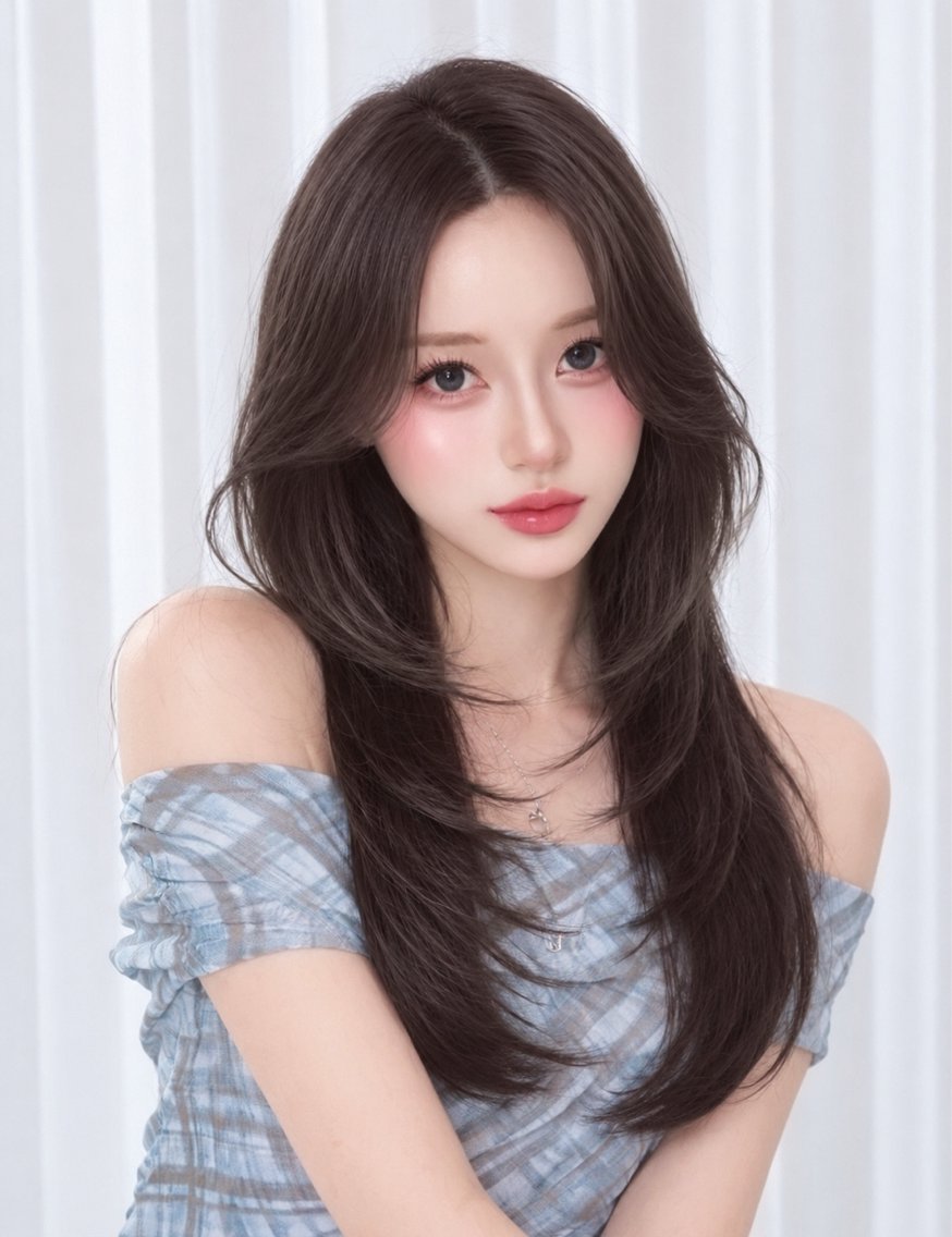 ロング カラー カット ヘアカラー トリートメント 渋谷韓国レイヤー /SAYAKA🩶ᩚのヘアスタイル