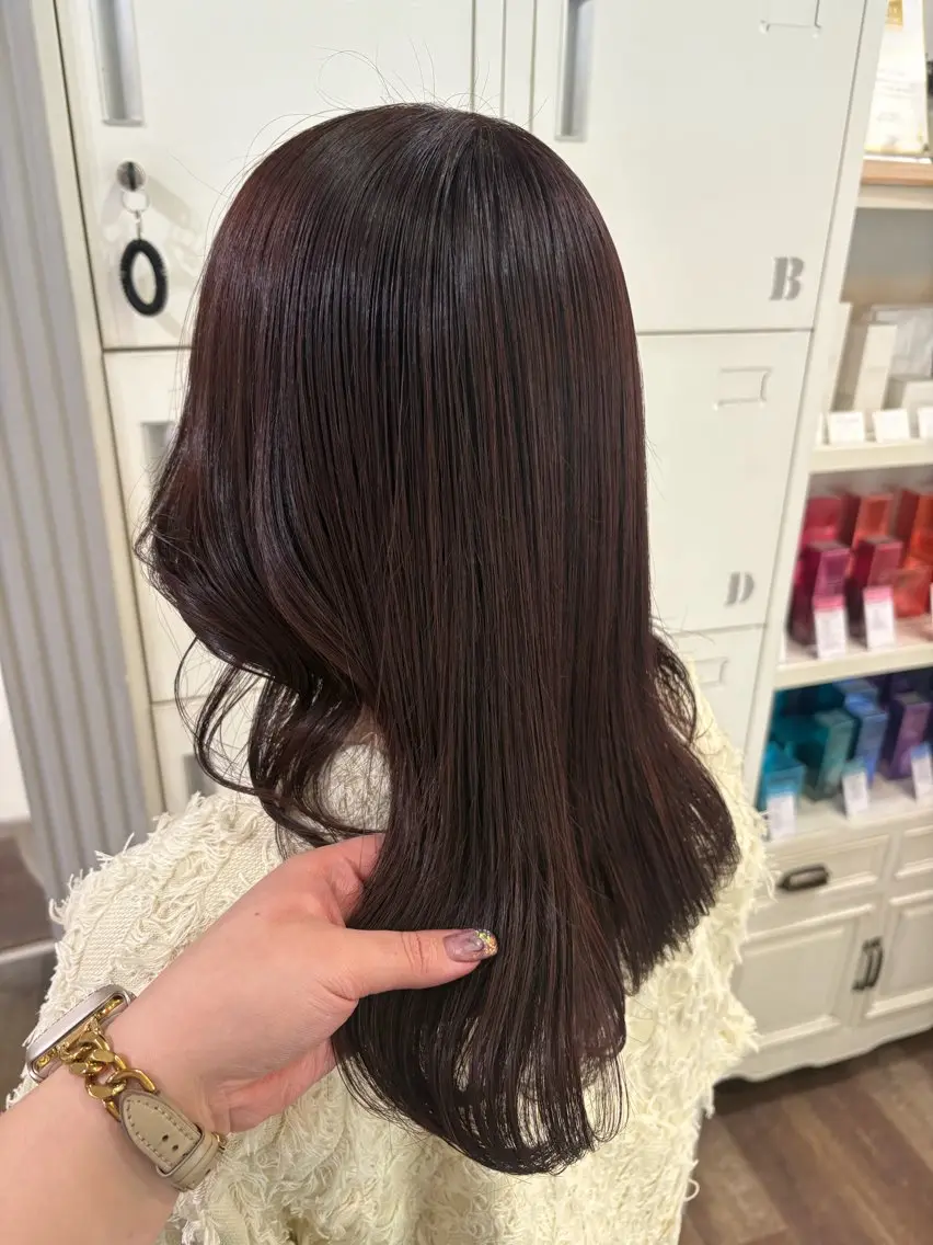 セミロング スズナ♡オリーブ・ ベージュ特化🪽のヘアスタイル