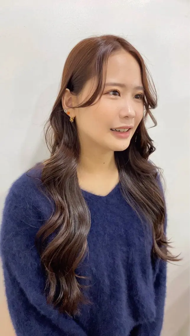 ロング 韓国風ヘア レイヤーカット カット ヘアカラー トリートメント 韓国ヘア🇰🇷 スズキのヘアスタイル