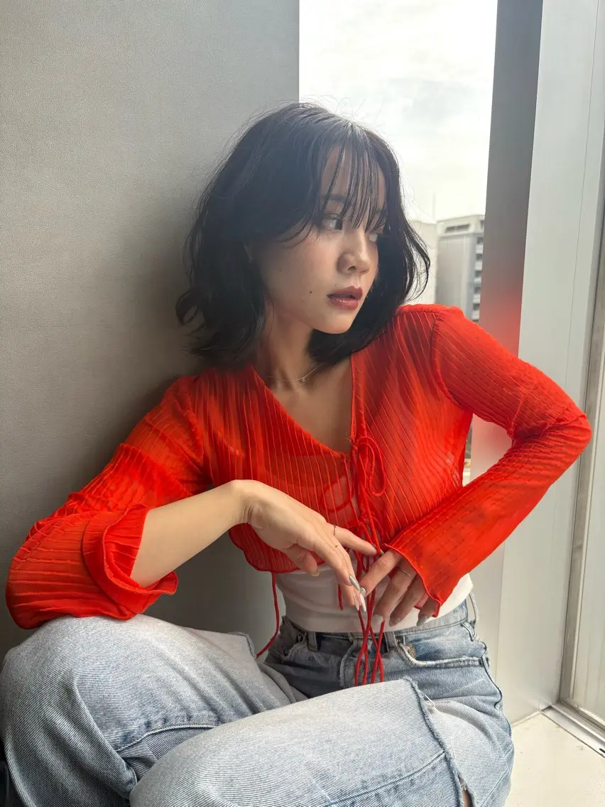ミディアム カット ✨THE ECT✨ 島崎 凌のヘアスタイル