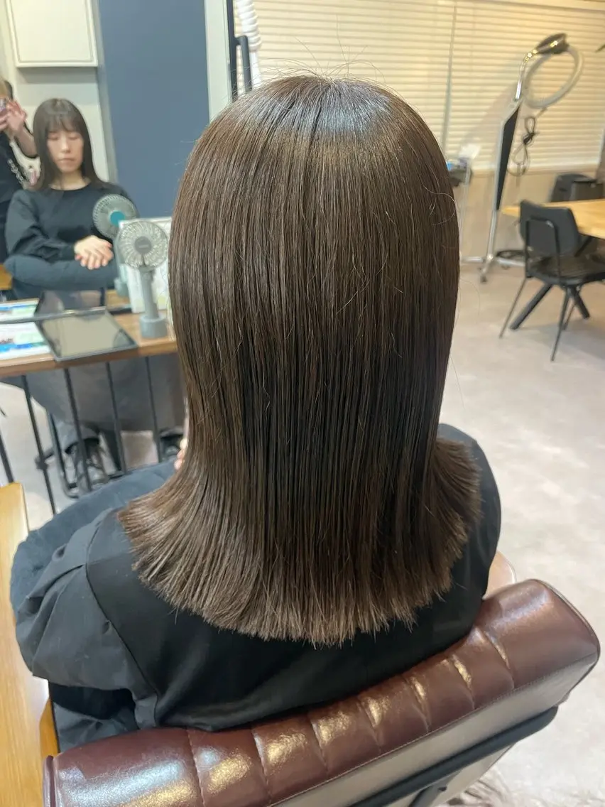 ミディアム 原 麻耶のヘアスタイル